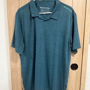Men's Teal Heather Polo